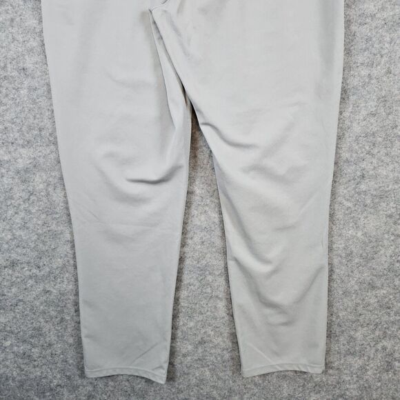 Adidas Climalite Men's Athletic Pants Size L Lt Gray Baseball Softball Polyester - Picture 15 of 16